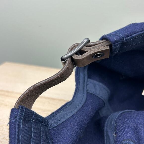 Lucky Brand Coors Light Patch Baseball Cap Navy Blue Wool Blend Hat Boho Western - Picture 7 of 9